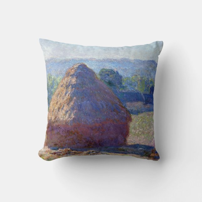 Coussin Pile de blé (fin de l'été), Monet (Recto)