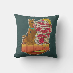 Coussin Pile de Scooby-Doo   de graphique de "Munchies" de