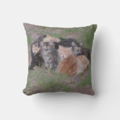 Coussin Pile des chatons (Recto)
