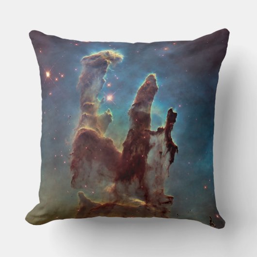 Coussin Piliers de la création, nébuleuse de l'Aigle Hubbl (Recto)