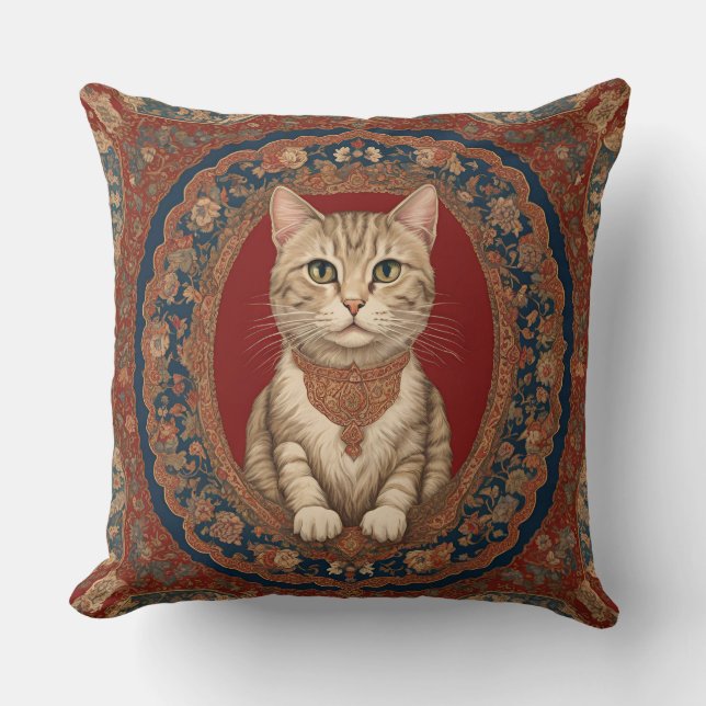 Coussin Pillow Amoureux des chats (Recto)