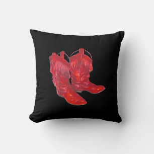 Coussin Pillow Boots rouges