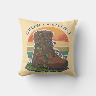 Coussin Pillow extérieur vintage rétro Nature Croître en s