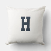 Coussin pillow with personalized letter (Recto)