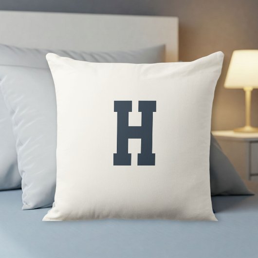Coussin pillow with personalized letter