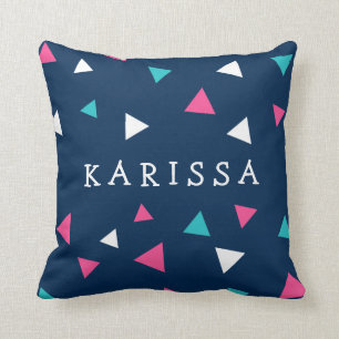 Coussin Pilote à lancer de triangle personnalisé