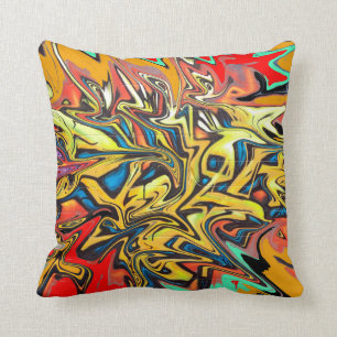 Coussin Pilote de graffiti