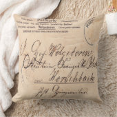 Coussin Pilote de jeton de carte postale vintage (Couverture)