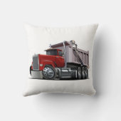 Coussin Pilote de lancement de camion de dessin (Verso)