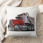 Coussin Pilote de lancement de camion de dessin (Couverture)