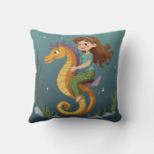 Coussin Pilote de lancement de cheval de mer (Verso)