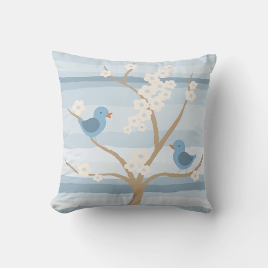 Coussin Pilote de lancement de l'arbre à bleuets (Recto)