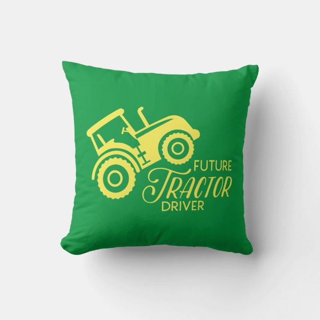 Coussin Pilote de tracteur futur réversible (Recto)
