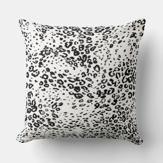 Coussin Pilote/Empreinte de léopard (Recto)