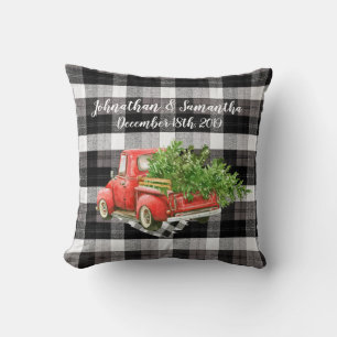 Coussin Pilote XMAS de 16 po x 16 po personnalisé Camion X