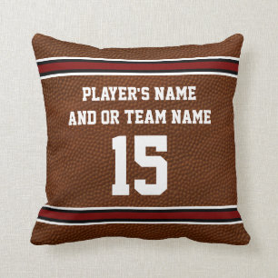 Coussin Pilotes de football PERSONNALISÉS avec votre texte