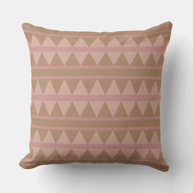 Coussin Pilotes de lancement de motif géométrique (Recto)