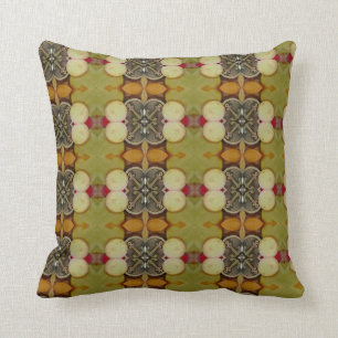Coussin Pilotis à motifs Earthy Green