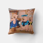 Coussin Pilule de MoJo d'Américain de comptine de trois (Verso)