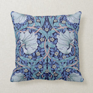 Coussin Pimpernel Blue, William Morris