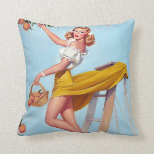 Coussin Pin de pêches