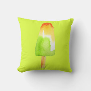 Coussin Pine Lime popsicle pop art nourriture mignonne