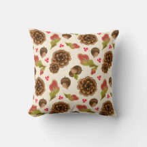 Pinecones design automne et forêt