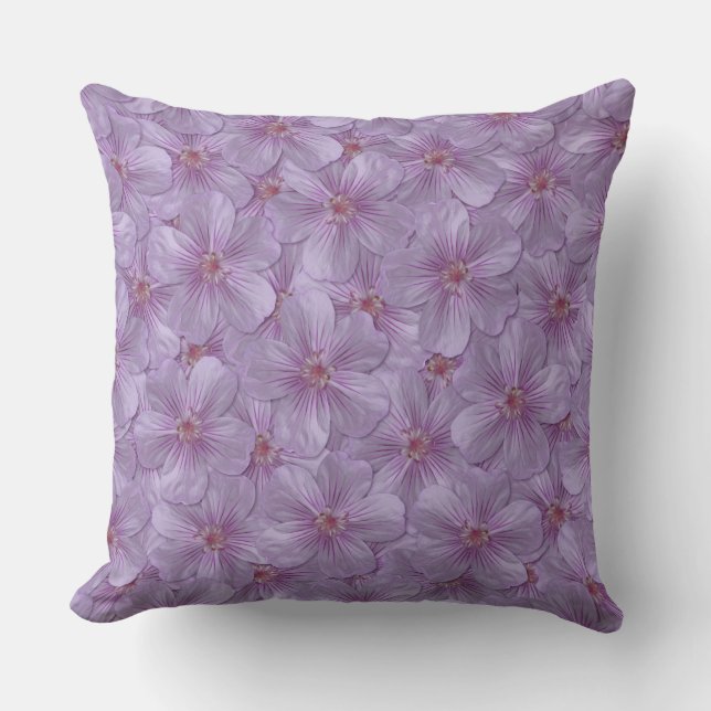 Coussin Pineywoods Geranium Motif sans soudure (Recto)