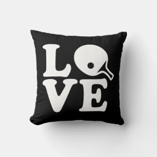 Coussin Ping pong ping-pong amour