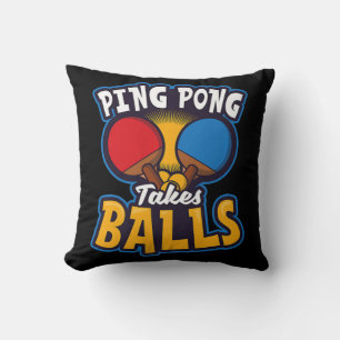 Coussin Ping Pong prend des balles Design Table Tennis
