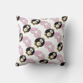 Coussin Pingouin à lancer/Pingouin à poil (Verso)