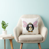 Coussin Pingouin à lancer/Pingouin à poil (Chaise)