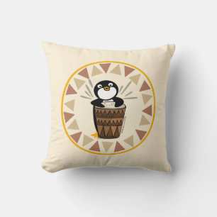 Coussin Pingouin batteur