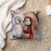 Coussin pingouin confortable Amber & Frosty (Couverture)