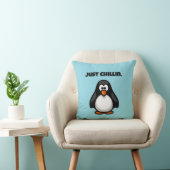 Coussin Pingouin de dessin cool - Juste Chillin' Arctic Vi (Chaise)
