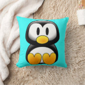 Coussin Pingouin de dessin pour bébé mignon (Couverture)