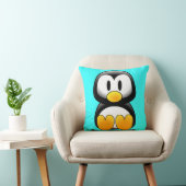 Coussin Pingouin de dessin pour bébé mignon (Chaise)
