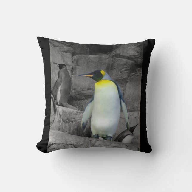 Coussin Pingouin d'empereur (Recto)