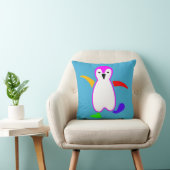 Coussin Pingouin heureux (Chaise)