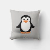 Coussin Pingouin mignon de bébé (Recto)