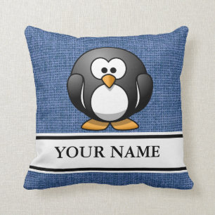 Coussin Pingouin personnalisé