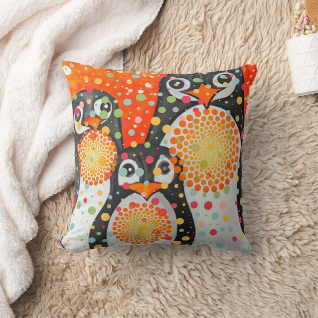 Coussin Pingouins fantastiques (Couverture)