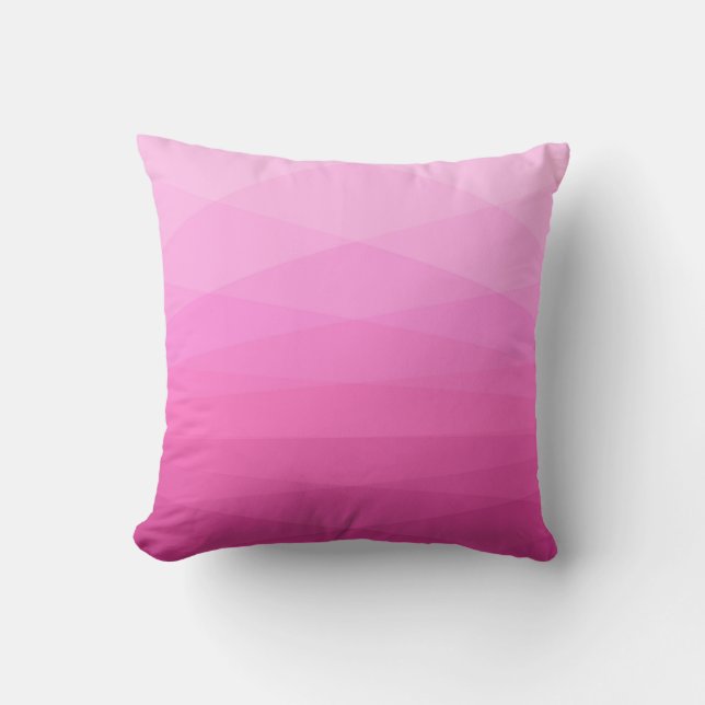 Coussin Pink Abstrait Polygonal Design Jeu d'oreiller (Recto)