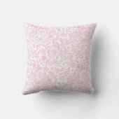 Coussin Pink Baby Girl NAME DATE DE NAISSANCE Décor de la  (Verso)