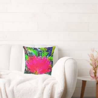 Coussin Pink Calliandra Puff
