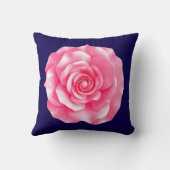 Coussin Pink Camellia Bloom (Verso)