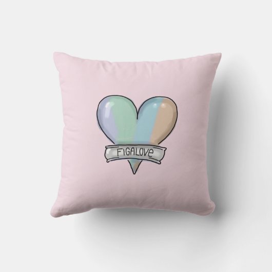 Coussin Pink Figaro pillow - kussen (Verso)