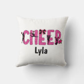 Coussin Pink Glitter Cheerleader Cheerleader Cheer Personn (Verso)