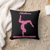 Coussin Pink Gymnastique Fille Éperche Balancier (Couverture)