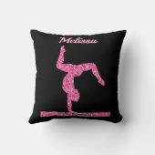 Coussin Pink Gymnastique Fille Éperche Balancier (Verso)